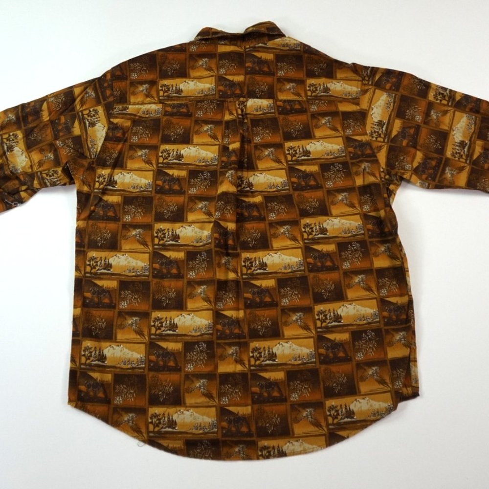 Woolrich Bears Rustic Print Button Down Shirt - image 2